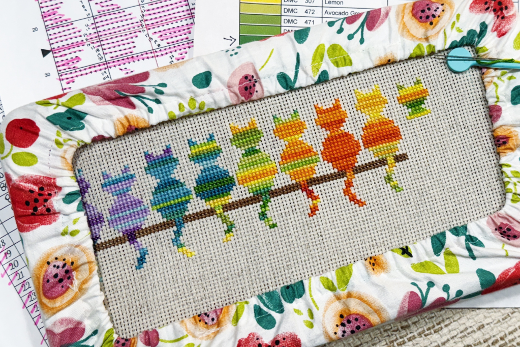 2025 Temperature Cross Stitch:&nbsp;August