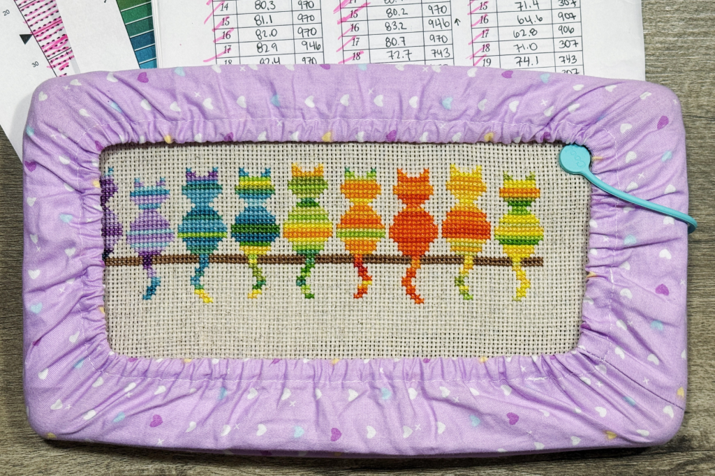 2025 Temperature Cross Stitch:&nbsp;September