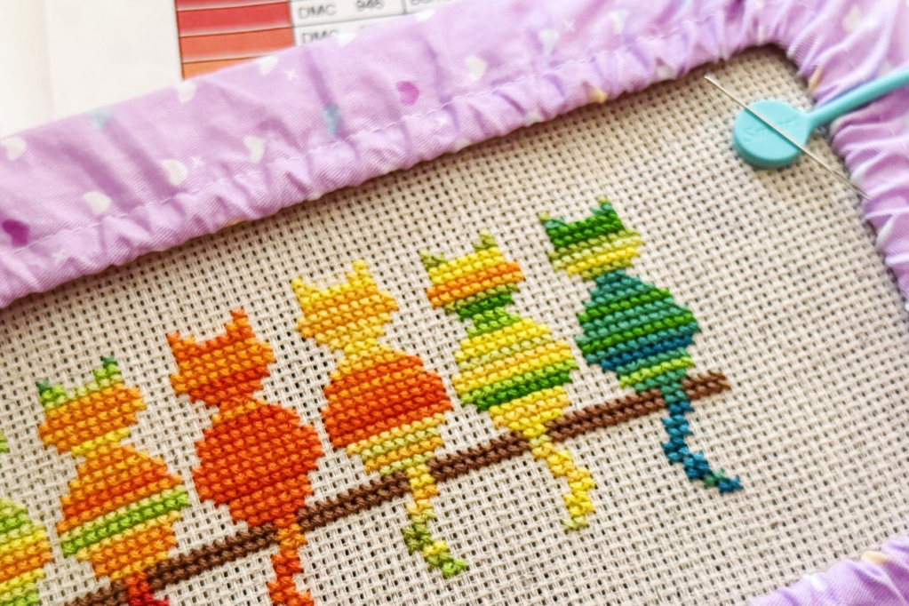 2025 Temperature Cross Stitch:&nbsp;October